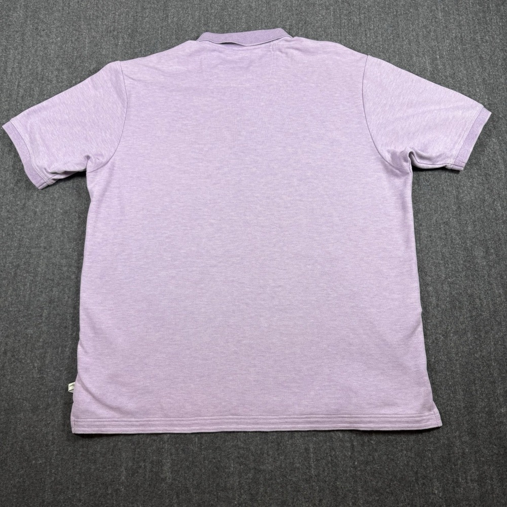 Tommy Bahama IslandZone Men's Large Lavender Supima Cotton Polo Shirt - Picture 5 of 8